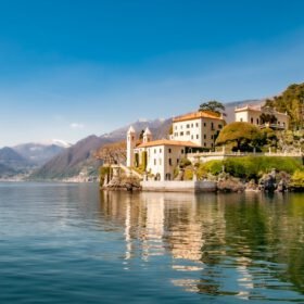 Lake Como Lake Landscape Reflection travel photo