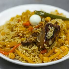 Lamb Over Spiced Rice travel photo
